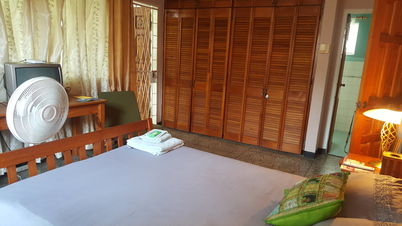 Master bedroom Trinibnb, Airbnb Trinidad, Trinibnb Living Room, Airbnb Diego Martin, Trinidad and Tobago, #MyTriniExperience